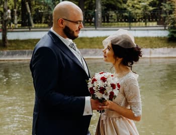 glückliches Paar Andreas und Alexandra