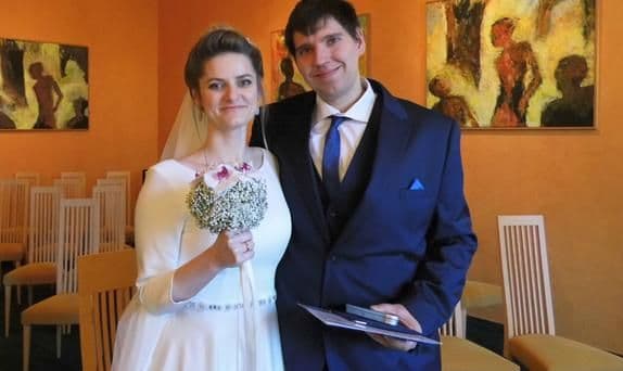 Glückliches Paar: Ekaterina und Jochen (Mai 2020)